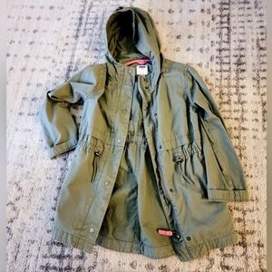 Girl's Old Navy Green Anorak Jacket Size 8